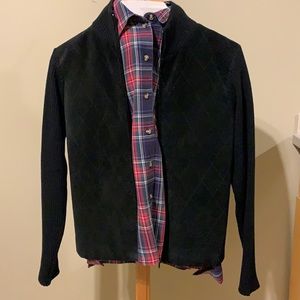 Suede/wool jacket